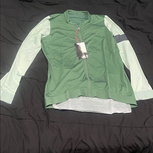 Rapha Other - Rapha Green Long Sleeve Training Jersey with Mint Sleeves